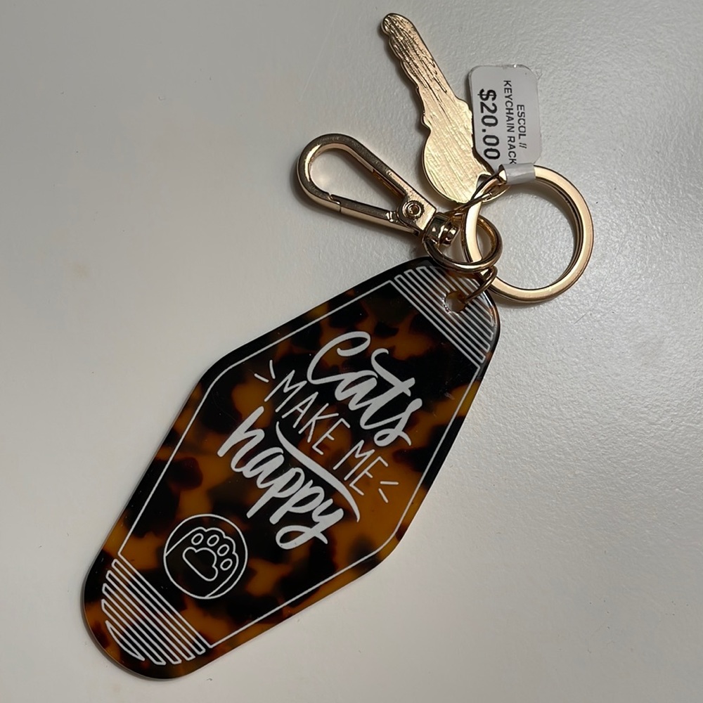 ⚫️Cat Keychain 😺